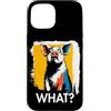Funny Animal What Humor Joke Animal Meme Custodia per iPhone 15 Pig What? Pig Meme Pig Divertente Detto Animale