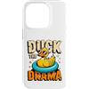 Funny Cool Duck The Drama Custodia per iPhone 14 Pro Duck The Drama Divertente Fresco Rilassato