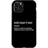Pigboat Combat Open Sea Veteran Ocean De Custodia per iPhone 11 Pro Sottomarino sottomarino sommergibile a propulsione nucleare
