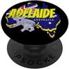 Adelaide Australia Retro Koala e Bandiera Vintage Souvenir PopSockets PopGrip Adesivo