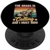 Grass Cutting Dad Outfit Store L'erba chiama e devo falciare un divertente tosaerba PopSockets PopGrip Adesivo