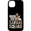 African Safari Squad Cute Wildlife Adven Custodia per iPhone 14 Plus Avventura animale del fumetto della squadra africana saf