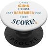 Whyitsme Design Frase divertente di Pickleball, malattia di CRS PopSockets PopGrip Adesivo