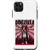 Boston Terrier Puppy Lover PS Custodia per iPhone 11 Pro Max Divertente retrò giapponese Dogzilla Boston Terrier amante dei cani