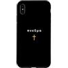33ANDME Jesus King Christian Faith minim Custodia per iPhone XS Max PNEUMA Citazione greca Spirito Soffio Vitale con croce Gesù