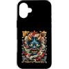 TOKYO WAVES Oni Mask Designs Custodia per iPhone 16 Plus Maschera giapponese del diavolo Hannya giapponese Oni Maschera Yokai Oni