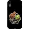 kiwi animal kiwi fruit tree branch wildl Custodia per iPhone XR Kiwi L'animale e l'uccello della frutta Nuova Zelanda