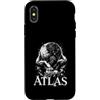 Greek Mythology Atlas Titan Strength Custodia per iPhone X/XS Atlas World Bearer Mitologia greca Titan Power