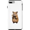 Timowo Studio Custodia per iPhone 7 Plus/8 Plus Capibara con Fiore Naturale