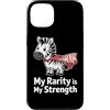 Rare Disease Warrior Gifts for Women and Custodia per iPhone 13 Mese di sensibilizzazione sulle malattie rare Zebra febbraio Malattia rara