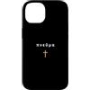 33ANDME Jesus King Christian Faith minim Custodia per iPhone 14 PNEUMA Citazione greca Spirito Soffio Vitale con croce Gesù