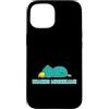 Sleep Tired Animal Nightgown children Py Custodia per iPhone 15 Inseguimento di raggi di luna uccello addorment