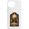 Holy Art Custodia per iPhone 14 Opera d'arte a mosaico gotico cattolico calice ed eucaristia
