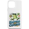 Caffeinated Frog Humor Vibes Custodia per iPhone 13 Pro Max Frog Hopping On Caffeina Coffee Lover