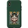 Japanese Oni Mask Aesthetic By TOKYO WAV Custodia per iPhone X/XS Maschera giapponese del diavolo Hannya Oni Maschera Yokai Oni
