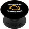 Funny Car Mechanic Check Engine Light Divertente auto meccanico controllo motore luce auto riparazione garage PopSockets PopGrip Adesivo