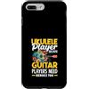 Funny Ukulele Musician Hawaiian Music Ap Custodia per iPhone 7 Plus/8 Plus Ukulele Player perché anche i chitarristi hanno bisogno di eroi