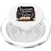 Happy Reader Book Lover Fun Designs Amanti dei libri emotivamente disponibili per i lettori di narrativa PopSockets PopGrip per MagSafe