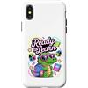 Cute Alligator Lover School Ready Custodia per iPhone X/XS Alligatore pronto per imparare i bambini