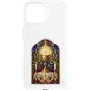 Holy Art Custodia per iPhone 15 Opera d'arte a mosaico gotico cattolico calice ed eucaristia