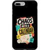 Jimbeels Custodia per iPhone 7 Plus/8 Plus Chaos With A Calendar Umorismo agenda