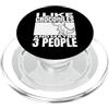 Funny Crocodile Hunter Costume Adult Des Mi piacciono i coccodrilli e forse 3 persone Coccodrillo divertente PopSockets PopGrip per MagSafe