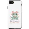 Cute Kawaii Anxious Frog Pastel Aestheti Custodia per iPhone SE (2020) / 7/8 Amante della rana pastello Kawaii ansioso ma adorabile