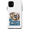 Cute Otter Ramen No Thoughts Just Snacks Custodia per iPhone 11 Nessun pensiero Solo Snack Carino Otter Ramen