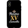 Mis Quince Samantha Tees Custodia per iPhone X/XS Mis Quince Samantha 15 Quinceanera Messicano Compleanno XV Sam