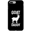 Goat Daddy Dad Gifts Co Custodia per iPhone 7 Plus/8 Plus Design divertente per la festa del papà con scritta Goat Daddy Greatest Dad