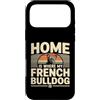 French Bulldog Lover Dog Custodia per iPhone 17 Pro Max Casa è dove il mio bulldog francese è amante di Frenchie