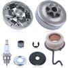 Haishine Kit pignone e frizione per motoseghe Stihl MS261, MS261C, MS270, MS280, MS271 e MS271C; Sostituisce i codici 1121 160 2051, 1141 640 2001; Include campana frizione e cuscinetto a rullini