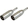 RIDEM Adattatori XLR M/Jack 6,3mm mono