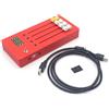 Toplionace Controller CC con Display Digitale - Controller Midi a 4 Tracce con Fader Lungo per Daw (Rosso)