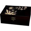 arricraft 1 scatola portaoggetti in legno, con motivo a tarocchi e farfalla, rettangolare, per anniversario, gioielli, 24 x 14 x 9 cm