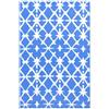 vidaXL Tappeto da Esterni ARAKIL Blu e Bianco 80x150 cm in PP