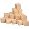 TIMESETL Mini Cubi di Legno 30 Pezzi Cubi di Legno Liscio 3x3 Cm Cubi Quadrati Naturali Blocchi Quadrati di Pino Grezzo, Cubo di Legno Fai da Te per Francobolli, Numeri, Artigianato, Alfabeto, Puzzle