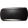 Fumagalli Applique Lampada E27 A60 CCT da Parete Nera (Francy) 8.5w IP66 - Fumagalli