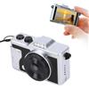 Sxhlseller Mini Fotocamera Digitale Portachiavi 4K, Fotocamera Portachiavi da 48 MP con Schermo da 1,47 Pollici, Minuscole Fotocamere retrò con Flash, Trasferimento di Tipo C, Mini (BLACK)