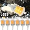 NONE 1-6pcs Universale Inline Gas/Filtro Carburante 6MM-8MM 1/4 "Per Tosaerba Piccolo Motore Accessori Auto Accessori Moto Olio