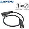 BAOFENG 2 Pin a 3.5mm Walkie Talkie adattatore auricolare cavo adattatore auricolare per BAOFENG UV-5R BF-888S Radio bidirezionale