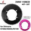 WUZEI 110BCD Corona per bici da strada 8 9 10 11 12S Ruota di catena per bicicletta 40T 48T 58T Pignone stretto largo per Shimano R7000 R8000 R9100