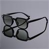 1Pc Occhiali Moda Uomo Nuovo Trendy Cornice Quadrata Retro Rivetto Y2K Festival Musicale Cool Street Style Decorazione Adatto per Quotidiano