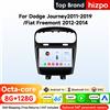 HIZPO Autoradio 9" Hizpo CarPlay Android Auto per Dodge Journey 2011 - 2019 FIAT Freemont 2012 - 2014 Navi GPS DSP 4G BT SWC 360 ° CAM
