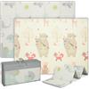 AIYAPLAY Tappeto da gioco AIYAPLAY per bambini Pieghevole e reversibile, 200x1,5 x cm, tappeto spesso in mousse, antiscivolo e impermeabile