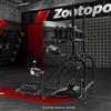 Zootopo Cockpit Del Simulatore Di Corse Con Triplo Stand TV Adatto Per Logitech