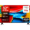 TV 32V4C - 32" HD Smart QLED Direct LED Con Android TV E HDR - Compatibile Con G