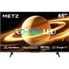 Metz Smart TV 65" 4K Ultra HD QD-Mini LED Google TV Classe E Nero 65MNH7000Z