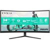 Philips Monitor 34" ( LED 3440x1440 UWQHD 180Hz ) EVNIA 3000 Curvo Charcoal