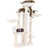 Petrebels Tiragraffi XXL Interstate 199 cm, Maine Coon, grande con spessore Ø 12 tronchi in sisal, colore beige/crema